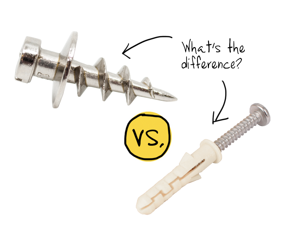 How DécoScrews™ compare with traditional screws